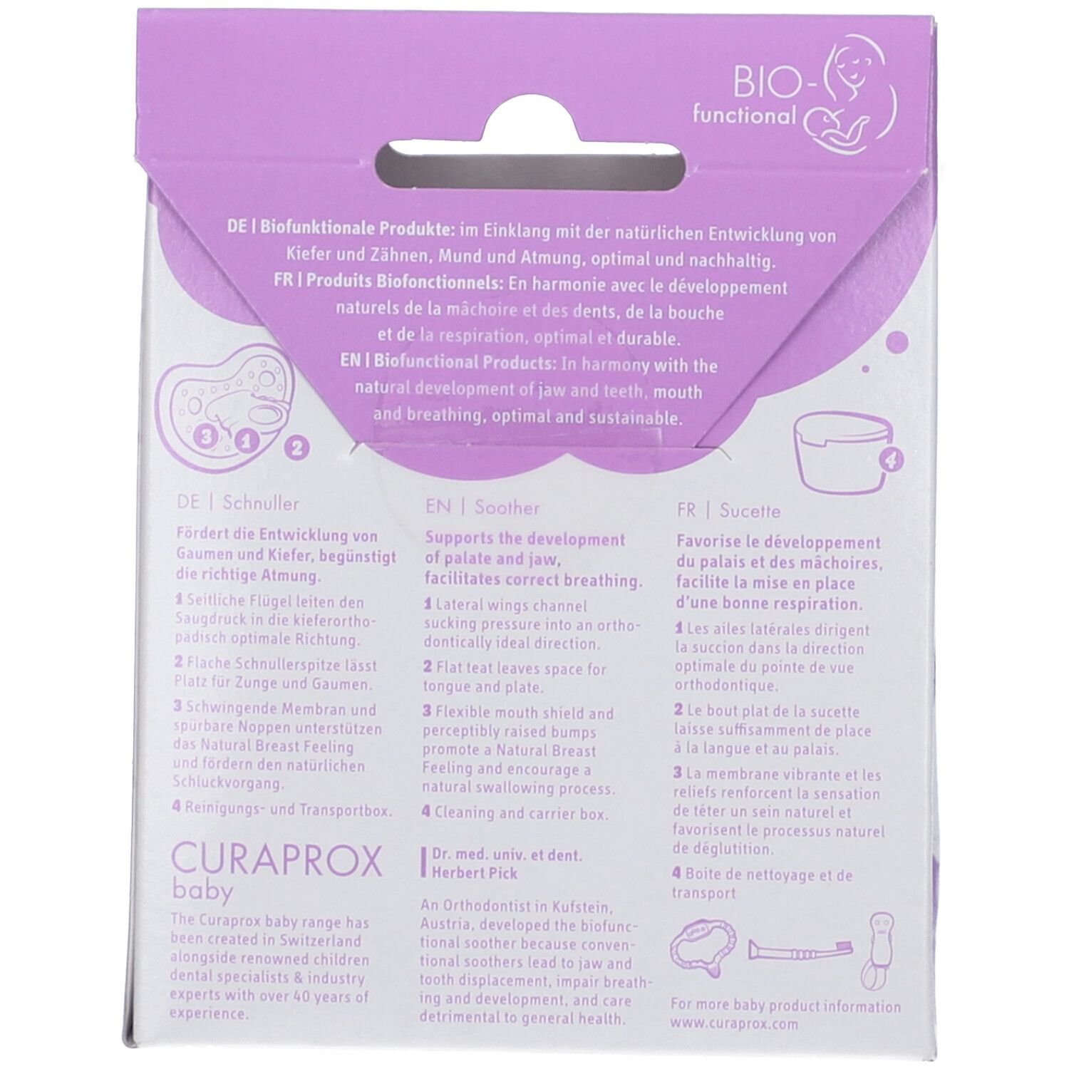 Curaprox Baby Soother Pink Taglia 2 +2,5 Anni Pink