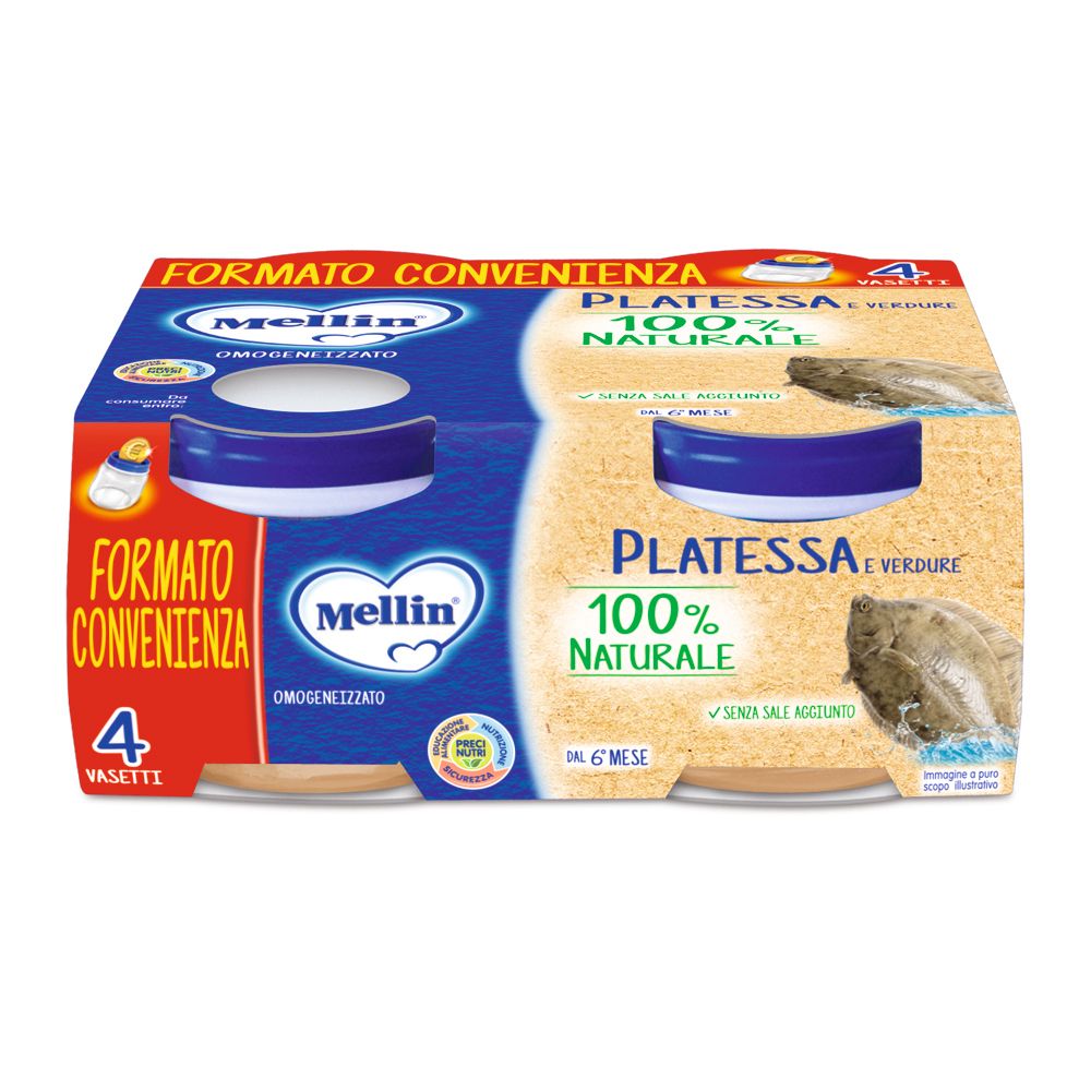 Mellin Omogeneizzato Platessa  Formato Convenienza