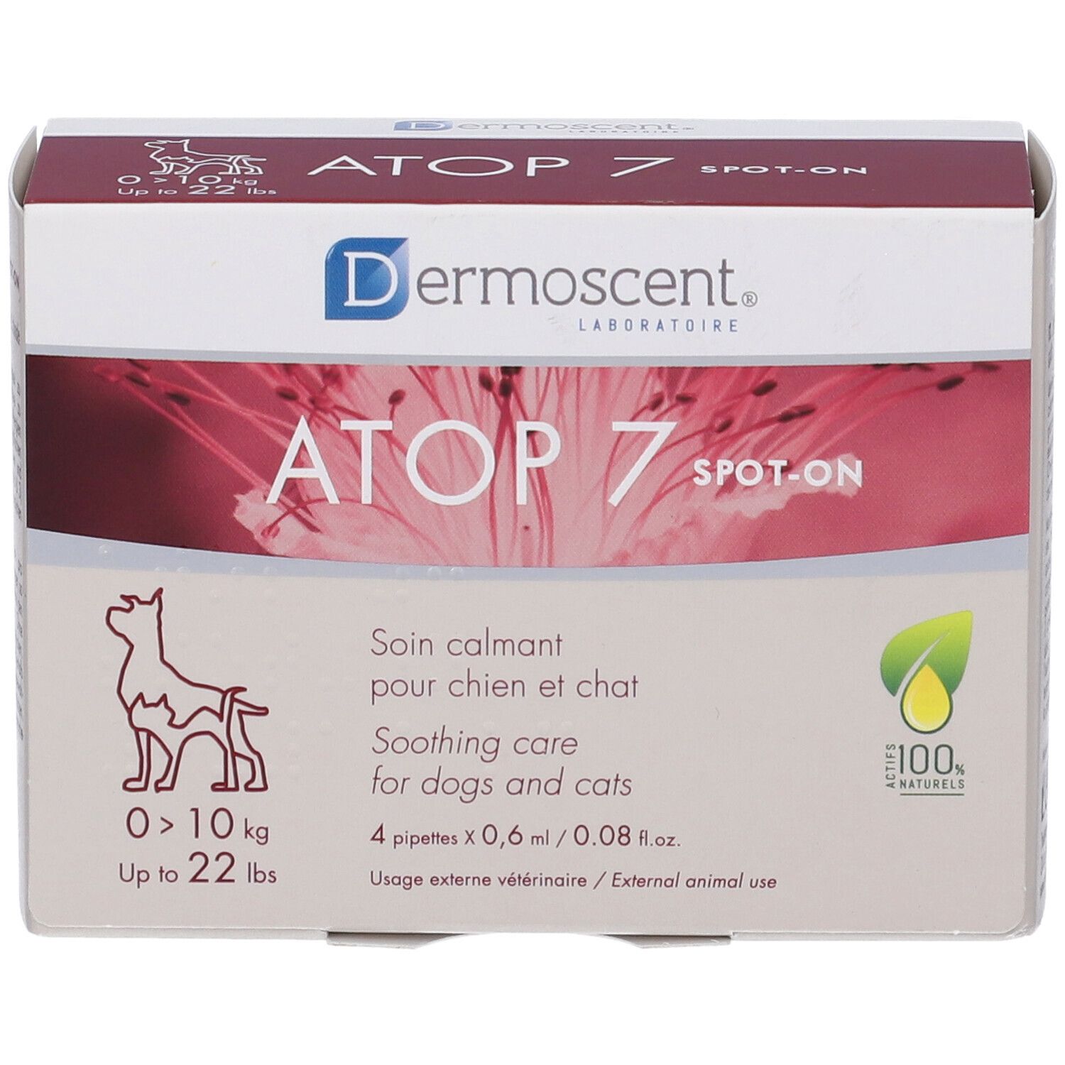 Atop 7 Spot-On Dogs&Cats 10 Kg 4 Pipette X 0,6 Ml