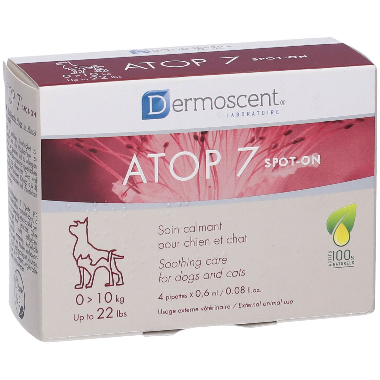 Atop 7 Spot-On Dogs&Cats 10 Kg 4 Pipette X 0,6 Ml