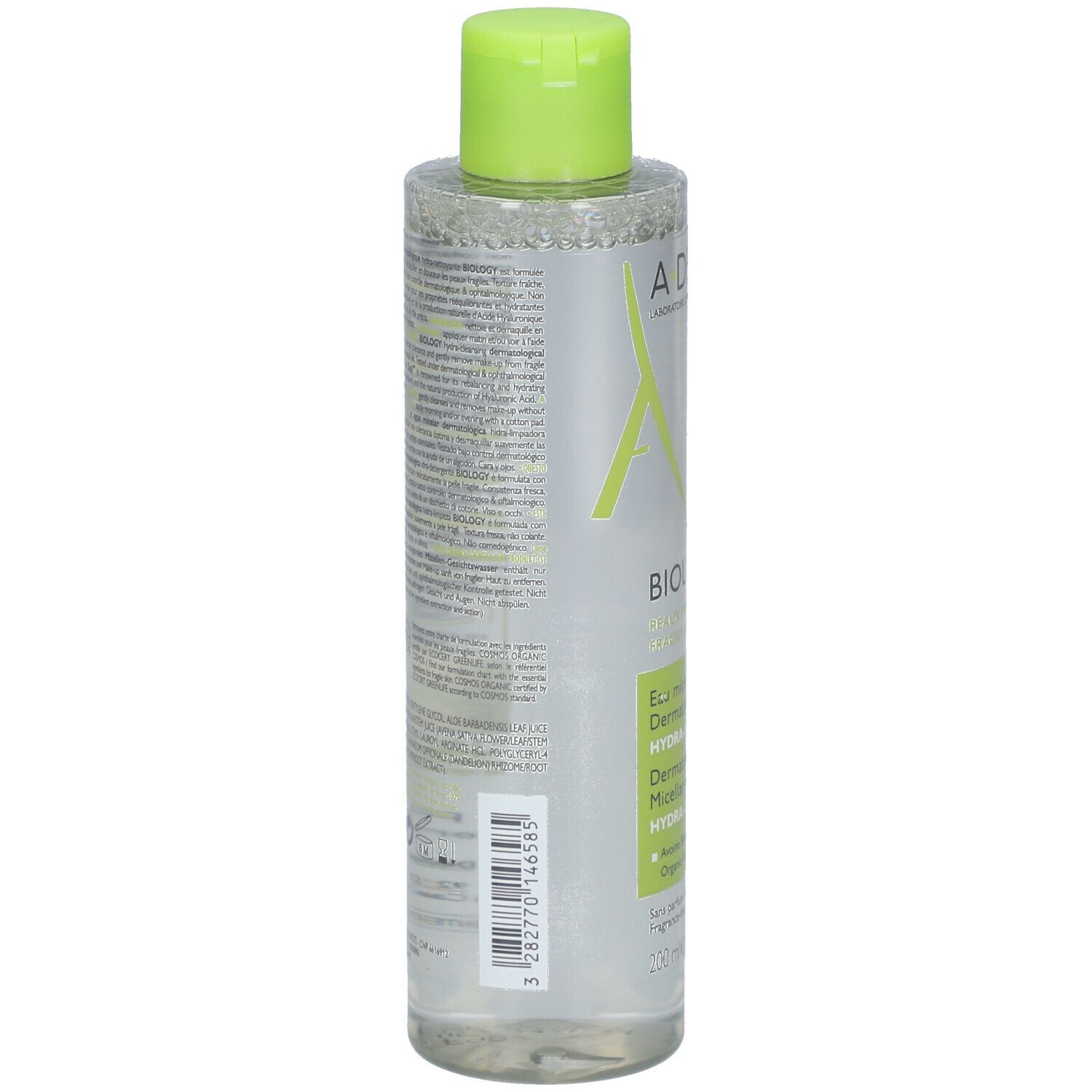 A-Derma Biology Acqua micellare dermatologica idra-detergente 200ml - Struccante