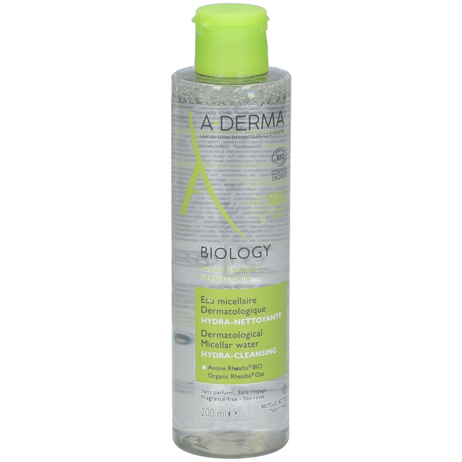 A-Derma Biology Acqua micellare dermatologica idra-detergente 200ml - Struccante
