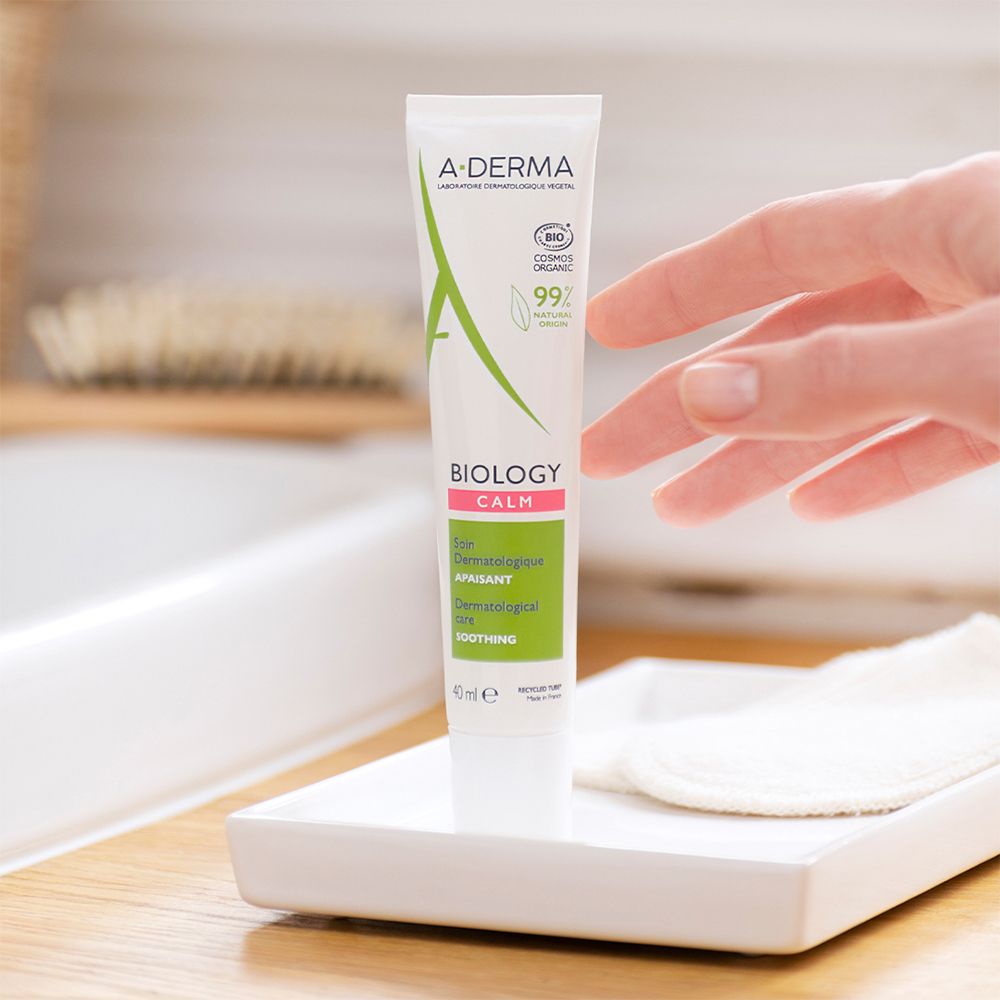 A-Derma Biology Calm Trattamento dermatologico lenitivo 40ml - Pelle reattiva, intollerante