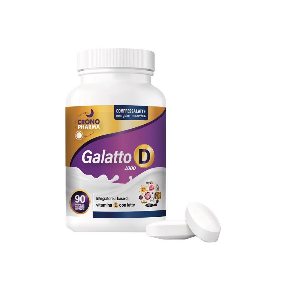 Galatto D 1000 90 Compresse Masticabili Gusto Latte