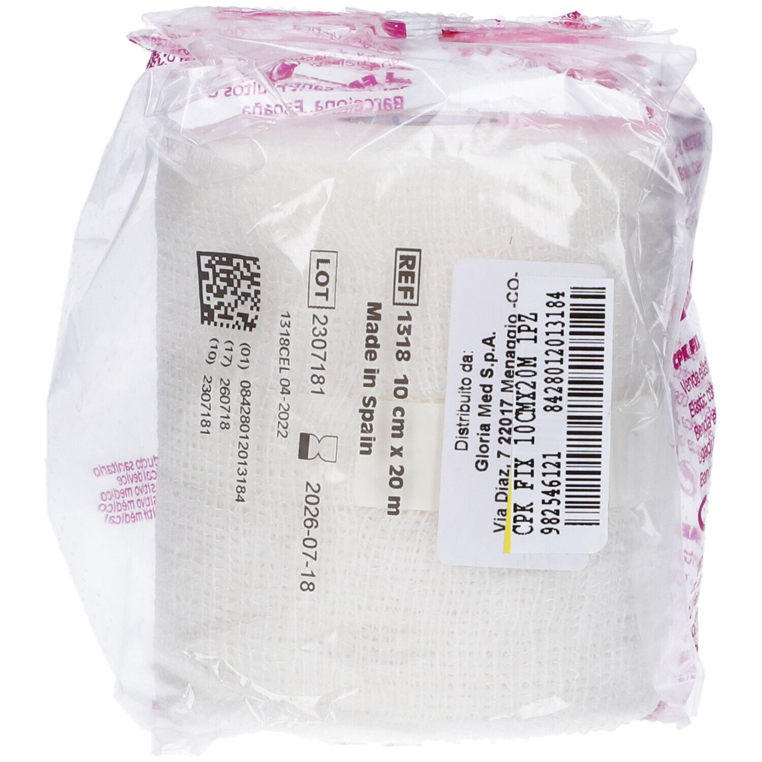 Farmaban Benda Elastica Coesiva Di Fissazione Latex Free 10Cm x 20m