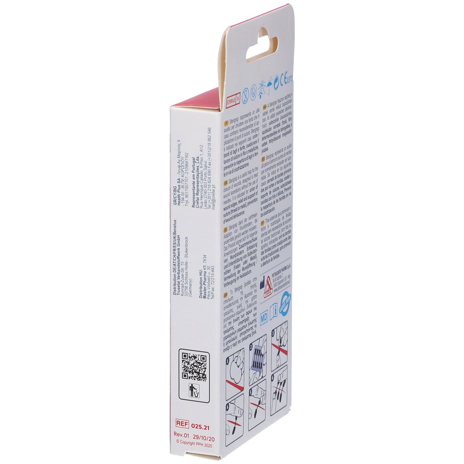 Master-Aid Sterigrap Strip Adesivo Sutura Ferite 32X8 Mm 10 Pezzi