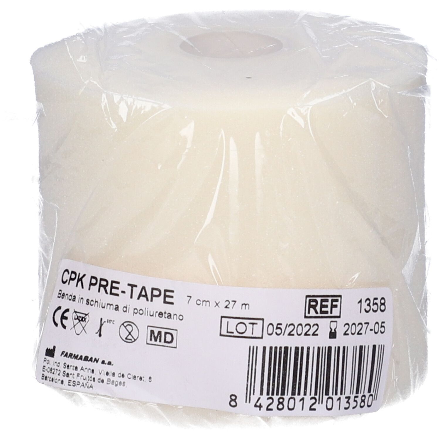 Farmaban Cpk Pre Cm 7 X 27 M Salvapelle Benda Singola