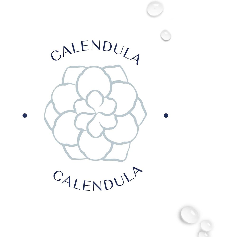 Grafica: fiore. Testo: Calendula.