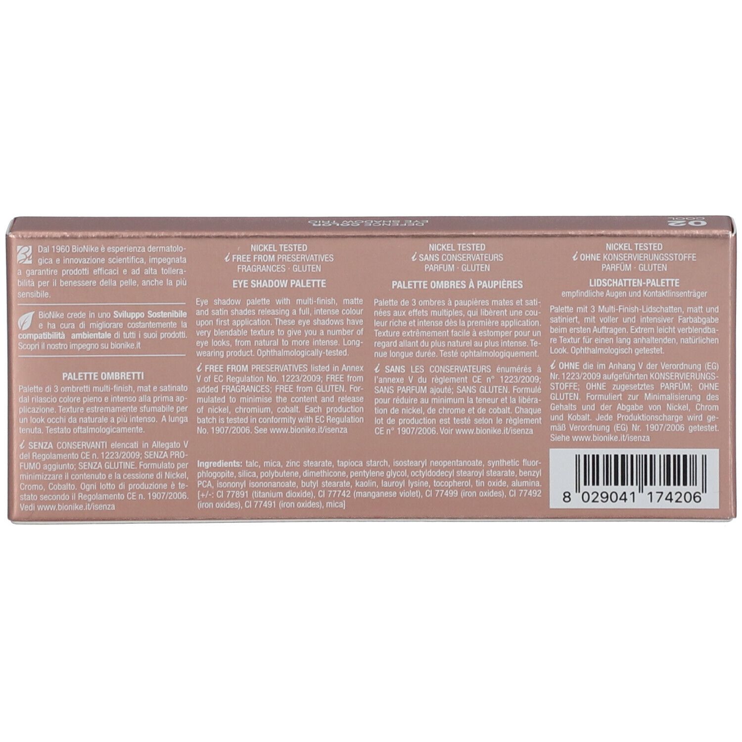 BioNike Defence Color Eye Shadow Trio 02 Cool