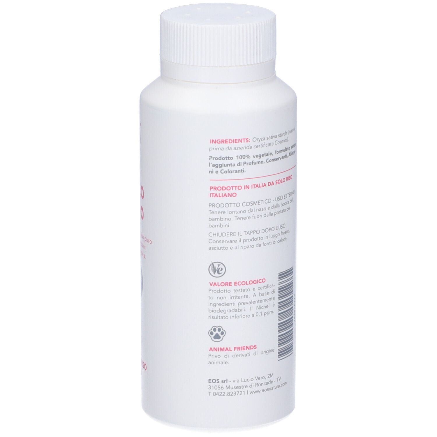 Eos Talco Di Riso 100 G