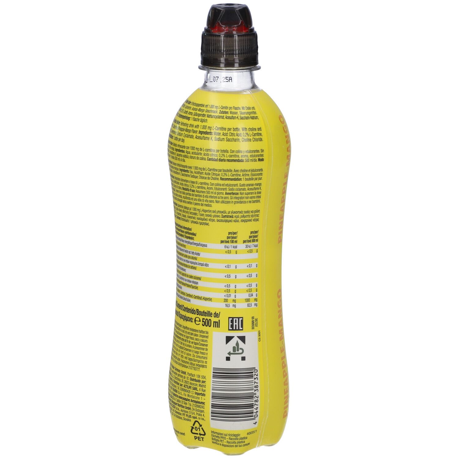 Weider L-Carnitine Water Ananas-Mango