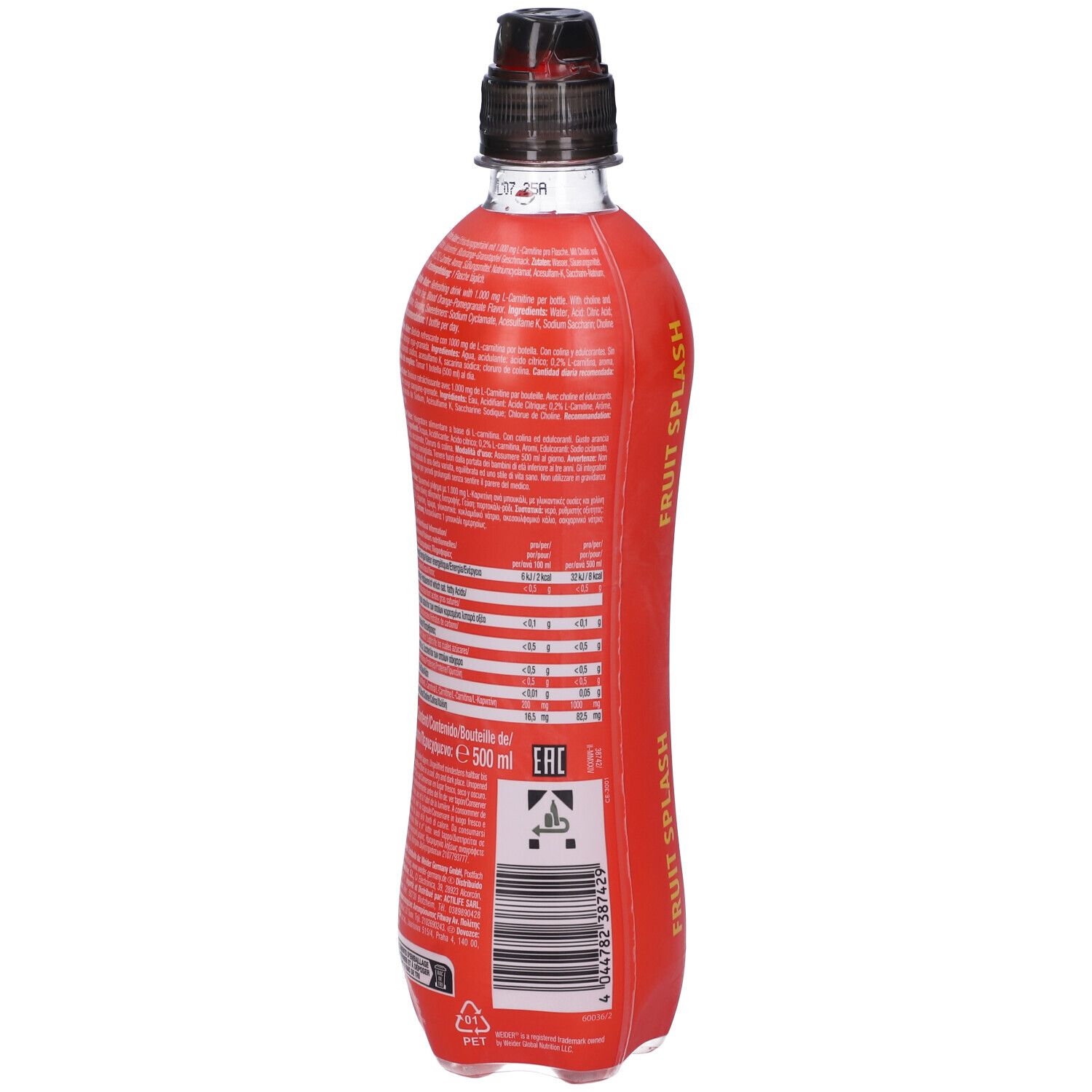 Weider L-Carnitine Water Frutti Misti