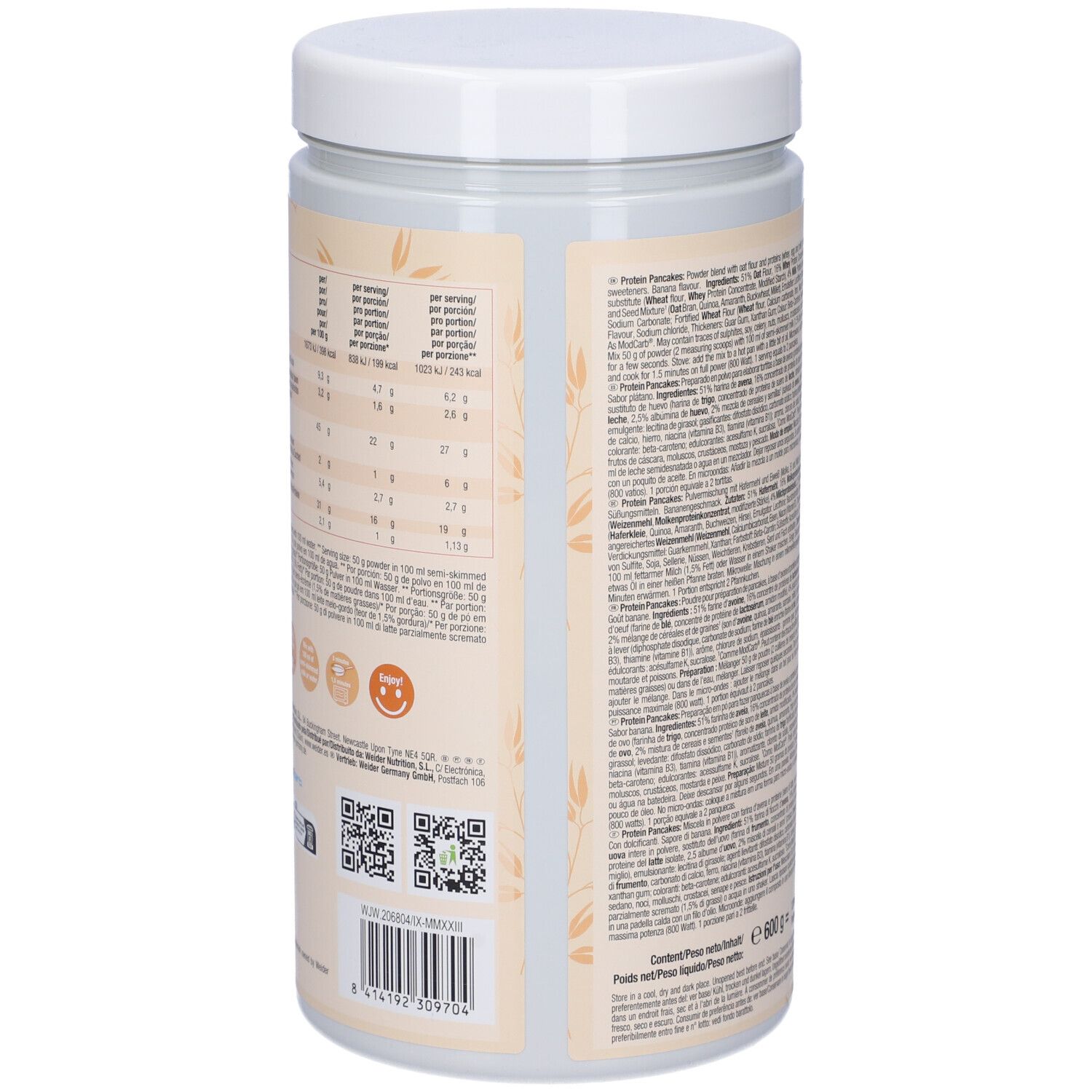 Weider Pancake Mix Banana