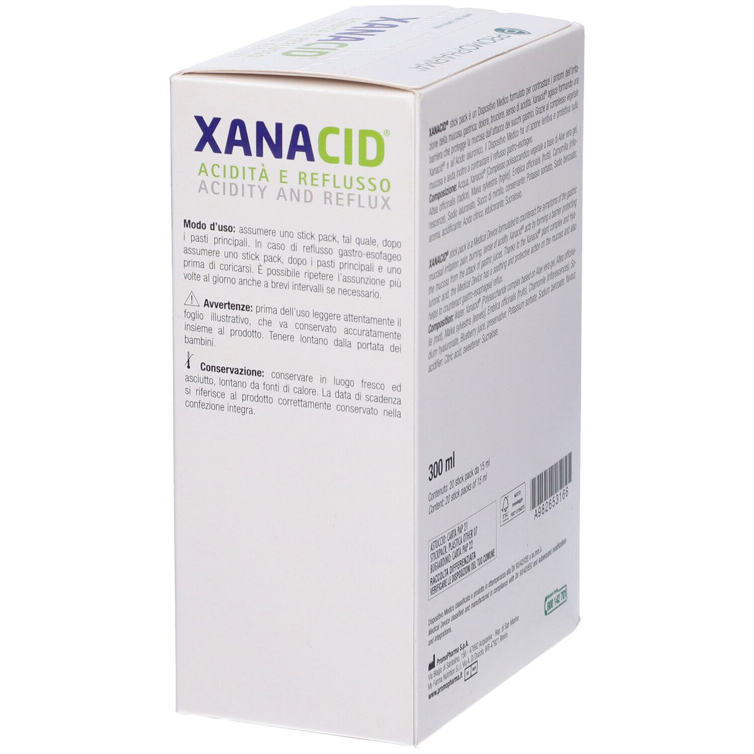 Xanacid 20 Stick Pack Da 15 Ml