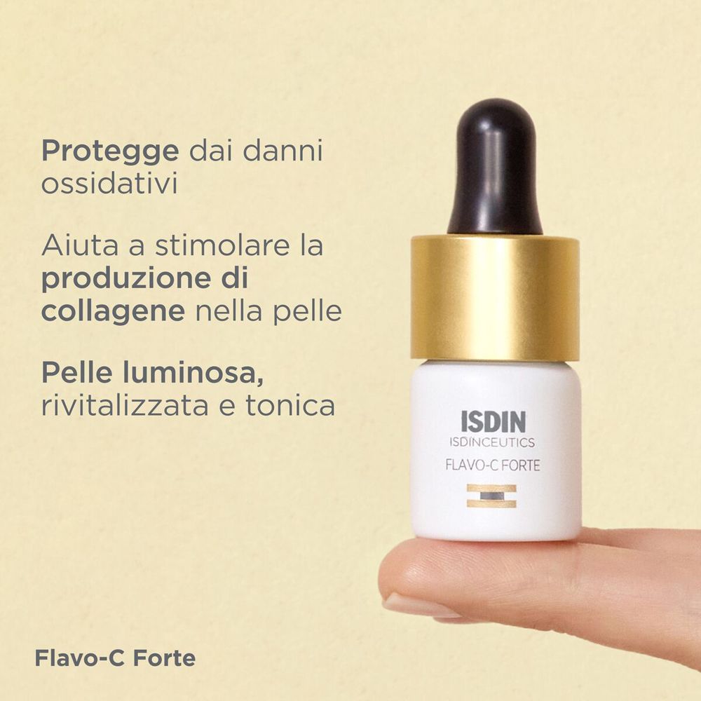 ISDIN Isdinceutics Flavo-C Forte 3Ux5,3ml - Siero Viso Con Vitamina C