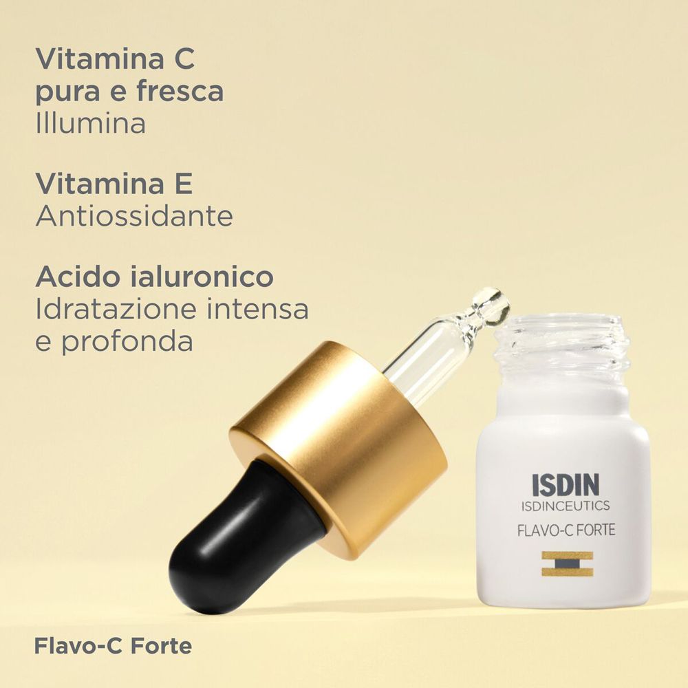 ISDIN Isdinceutics Flavo-C Forte 3Ux5,3ml - Siero Viso Con Vitamina C