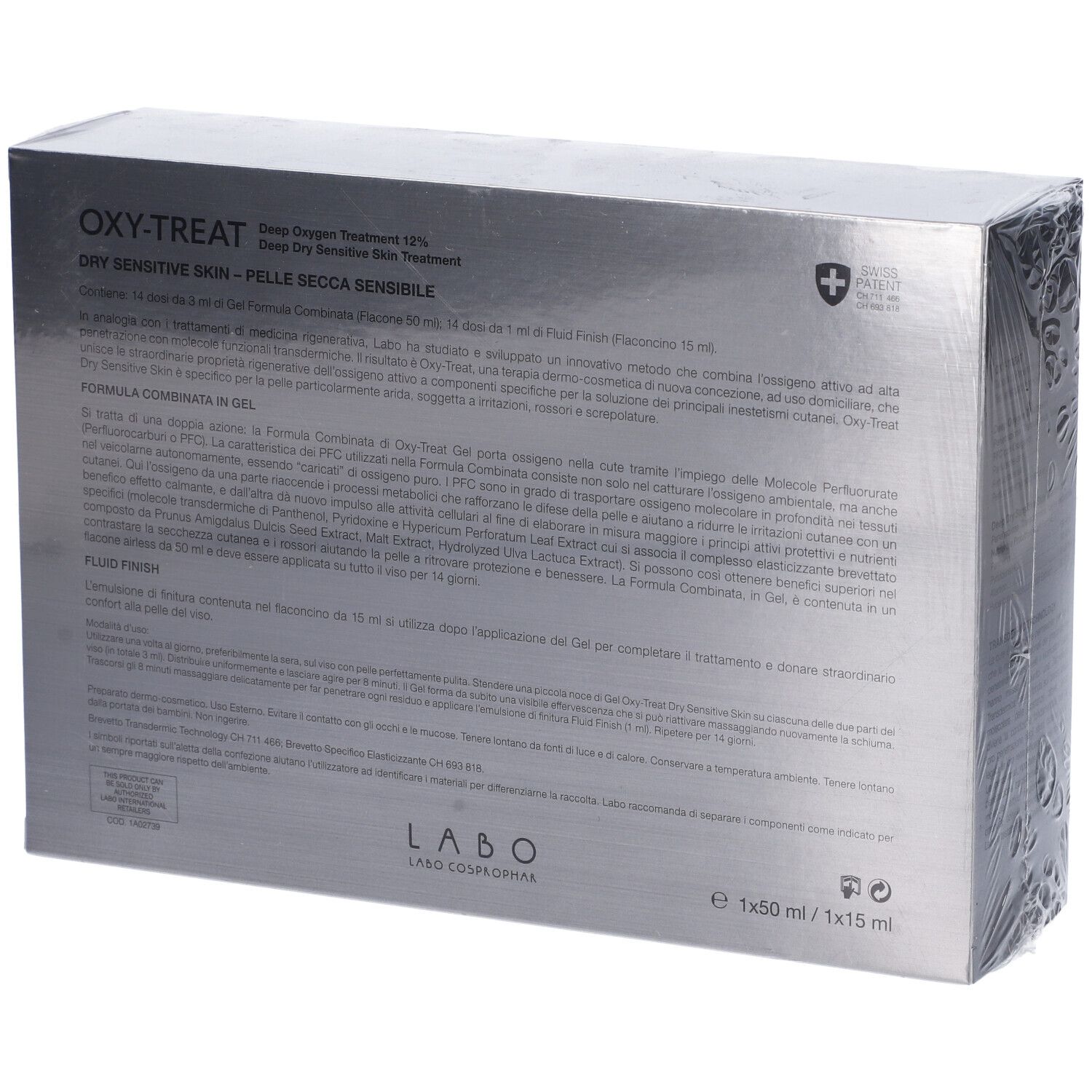 Labo Oxy-Treat Dry Sensitive Skin Trattamento Intensivo