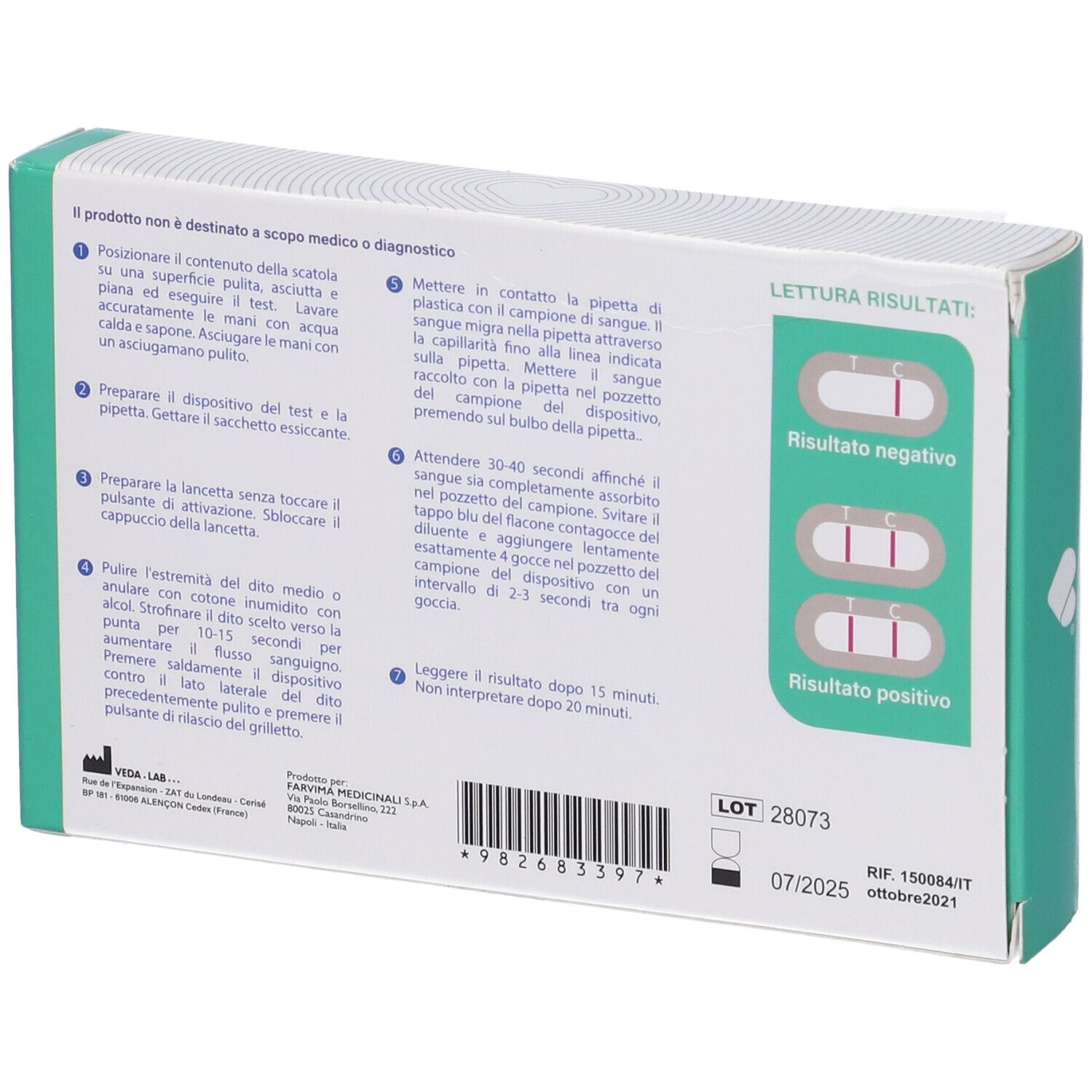 F Care Gluten'Alarm Test Autoanalisi