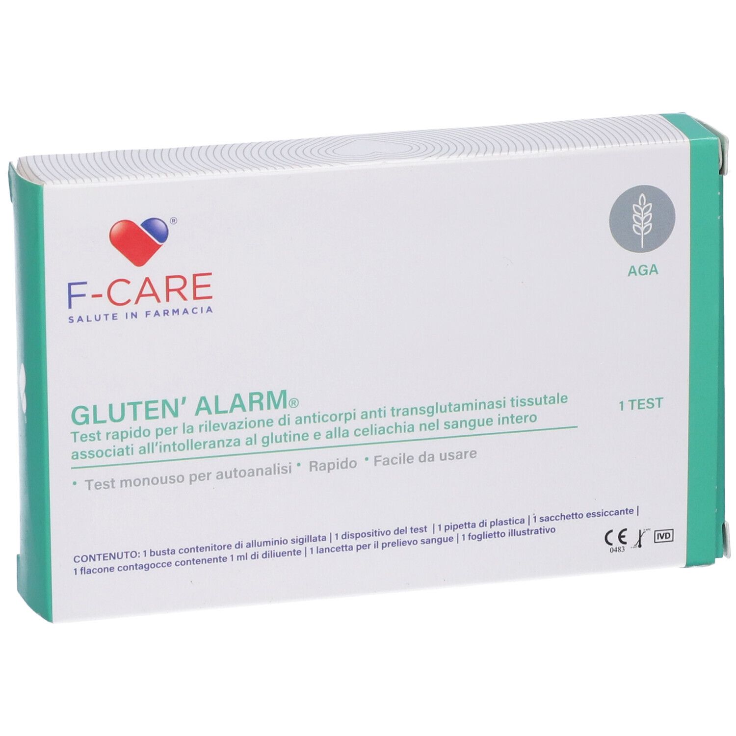 F Care Gluten'Alarm Test Autoanalisi