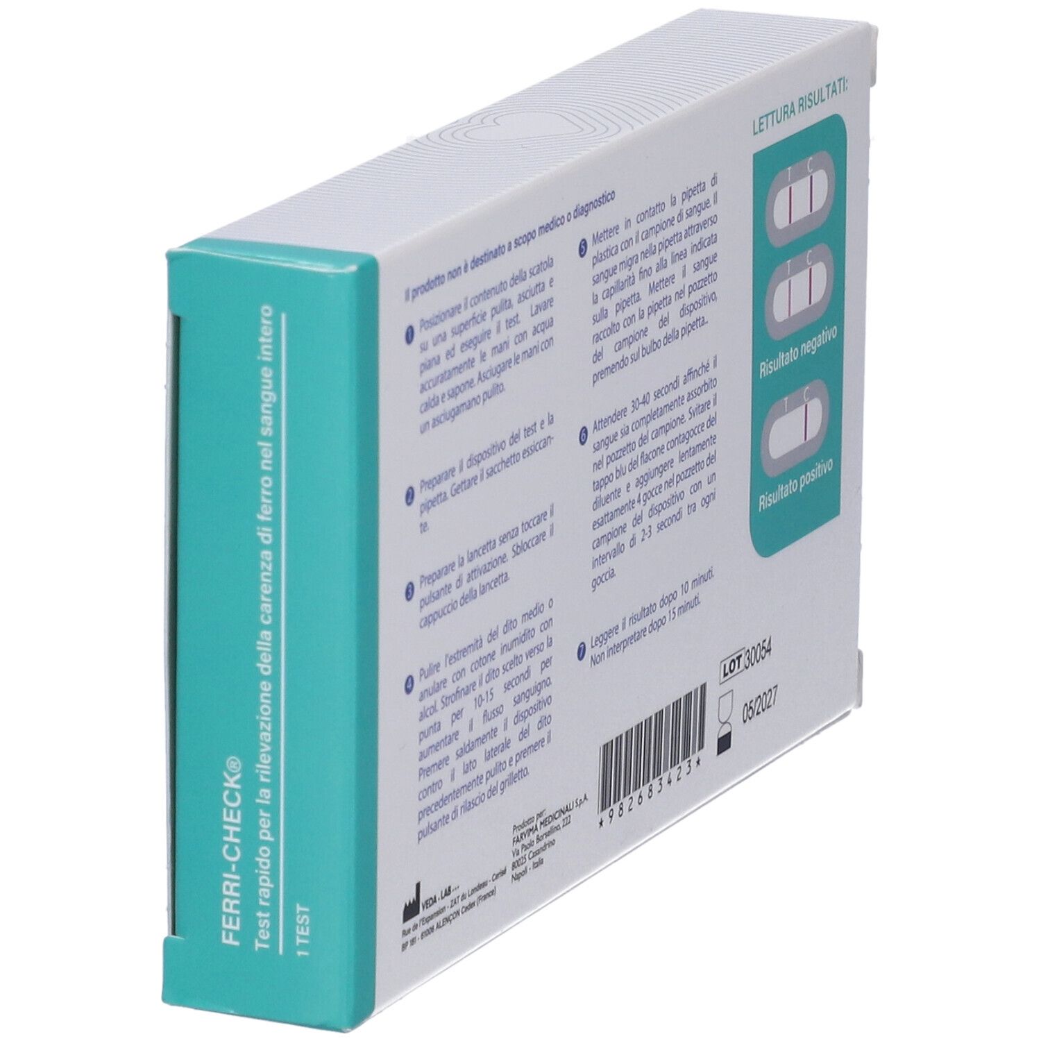 F Care Ferri-Check Test Autoanalisi