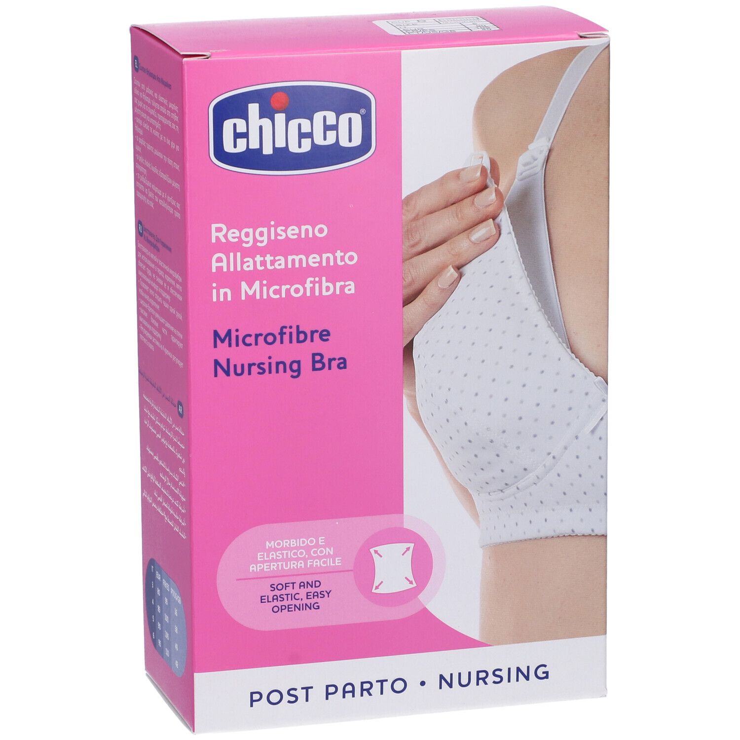 Chicco Reggiseno Allattamento Microfibra Bianco 5D
