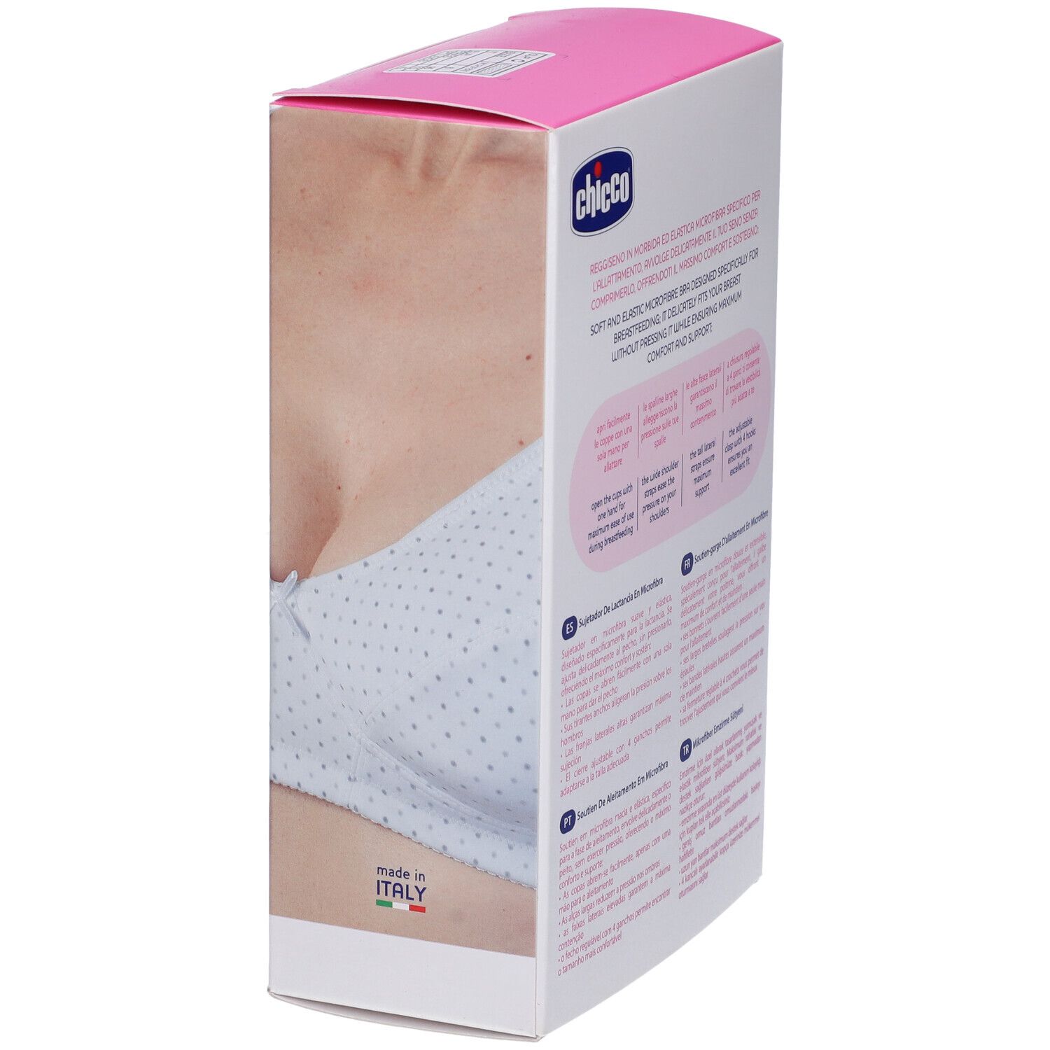 Chicco Reggiseno Allattamento in Microfibra Colore Bianco Taglia 6C