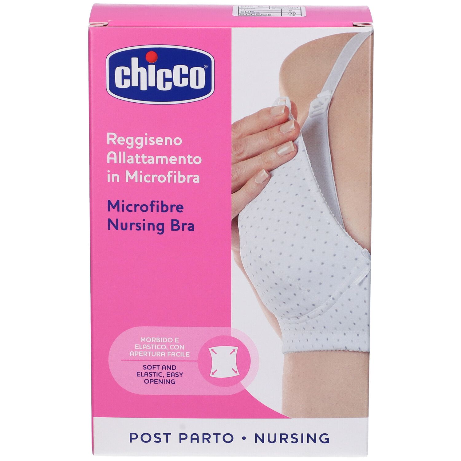 Chicco Reggiseno Allattamento in Microfibra Colore Bianco Taglia 6C
