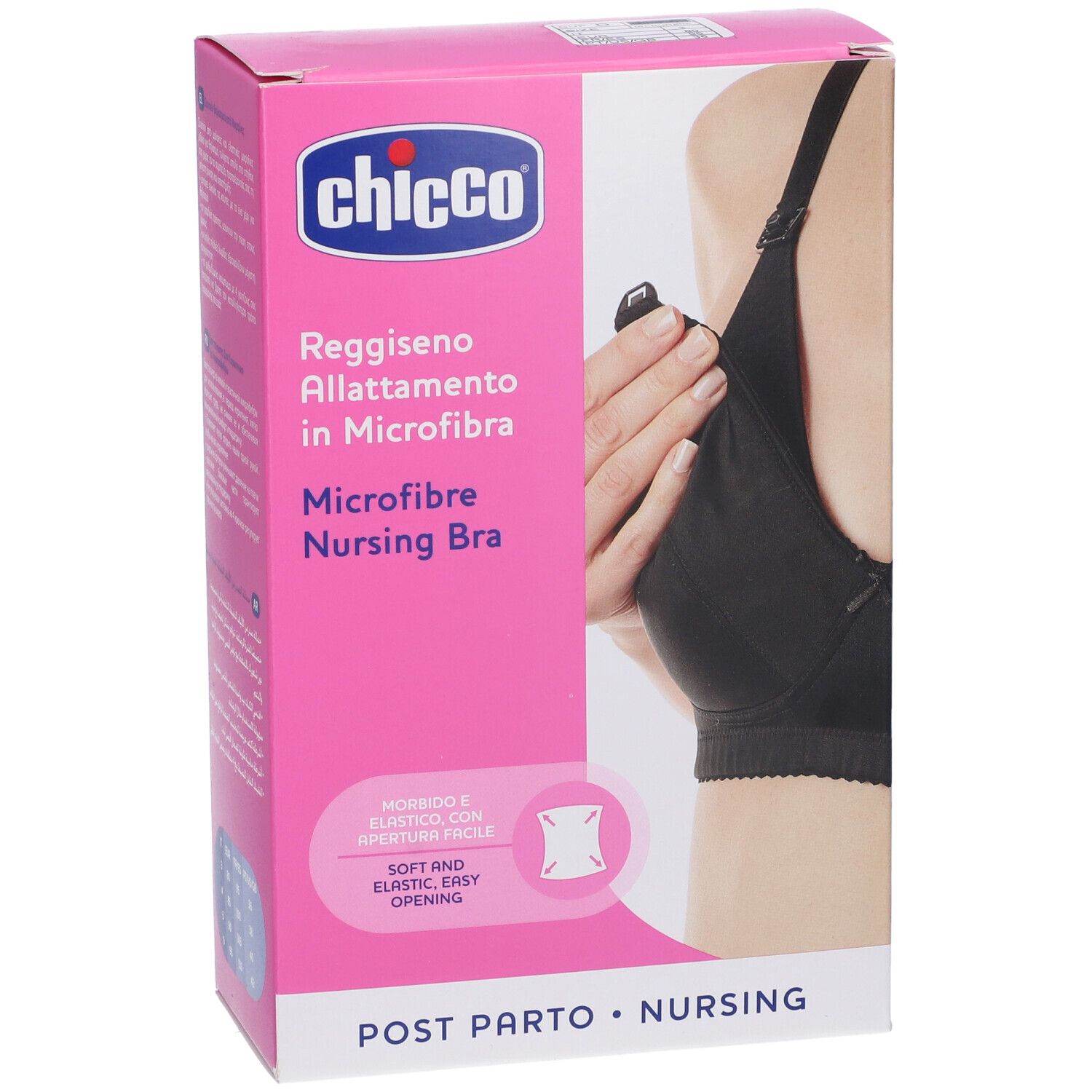 Chicco Reggiseno Allattamento in Microfibra Colore Nero Taglia 3D