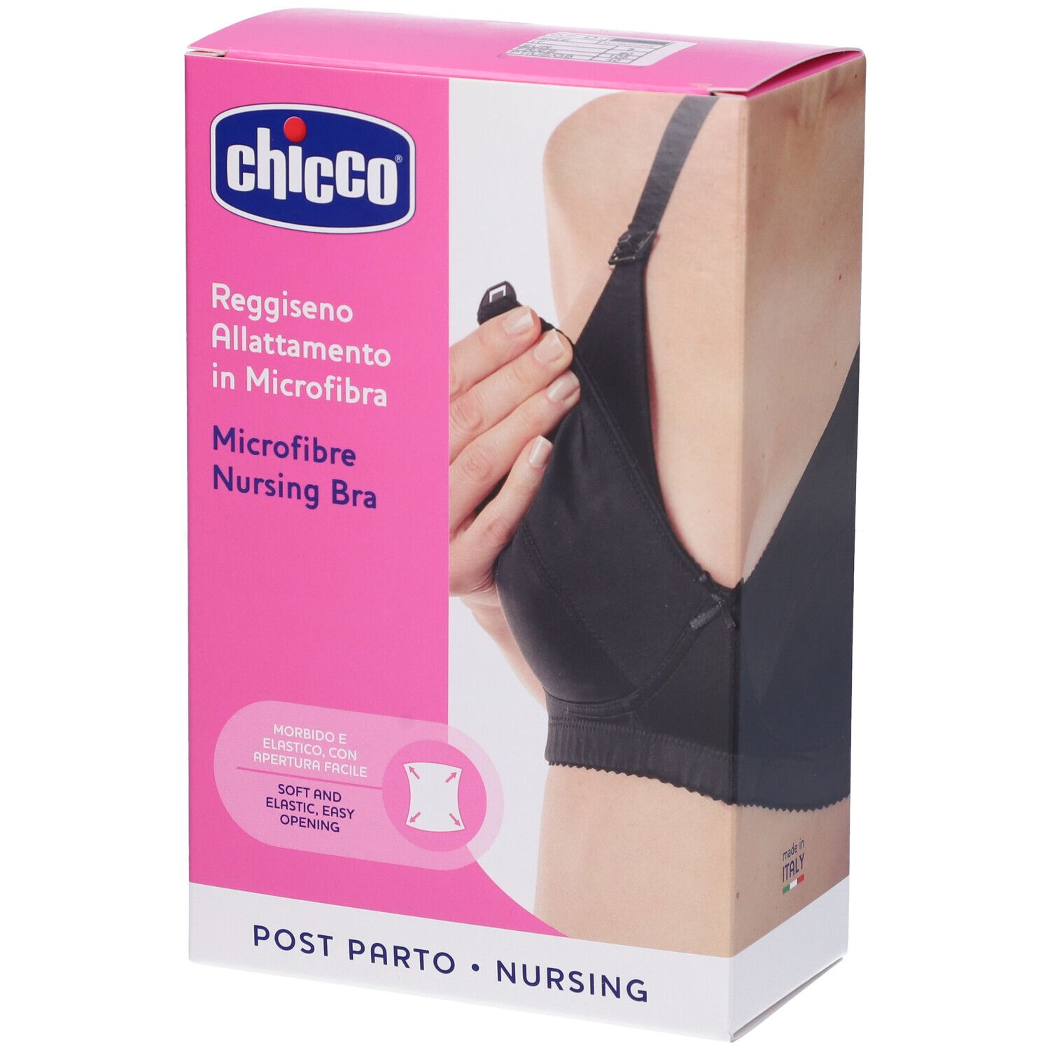 Chicco Reggiseno Allattamento in Microfibra Nero Taglia 5D
