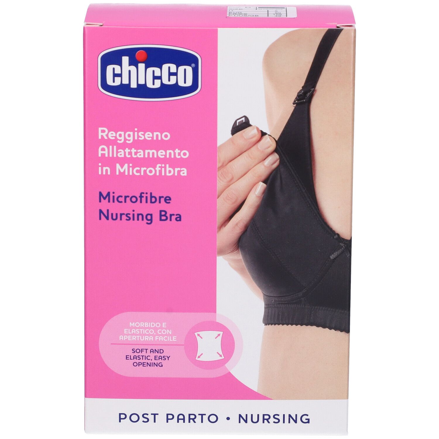 Chicco Reggiseno Allattamento in Microfibra Nero Taglia 5D