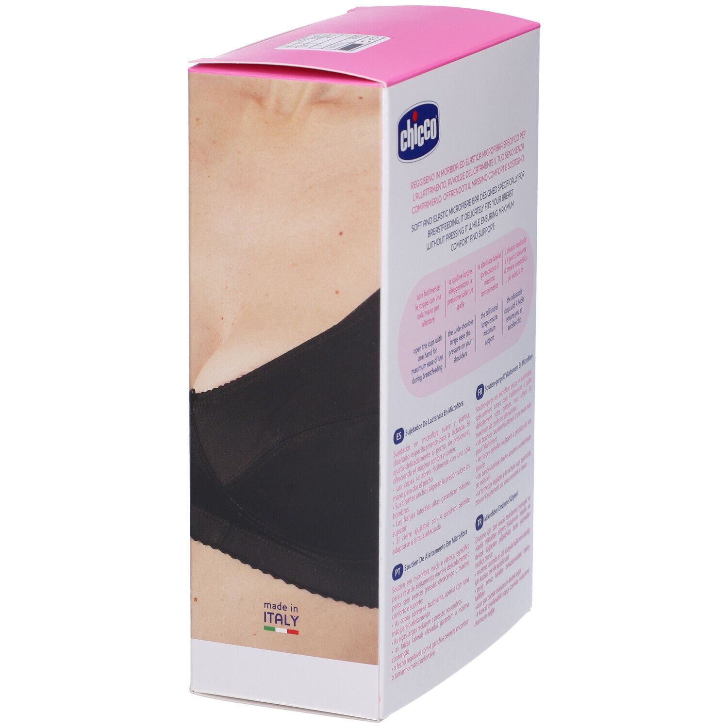 Chicco Reggiseno Allattamento in Microfibra Colore Nero Taglia 6C