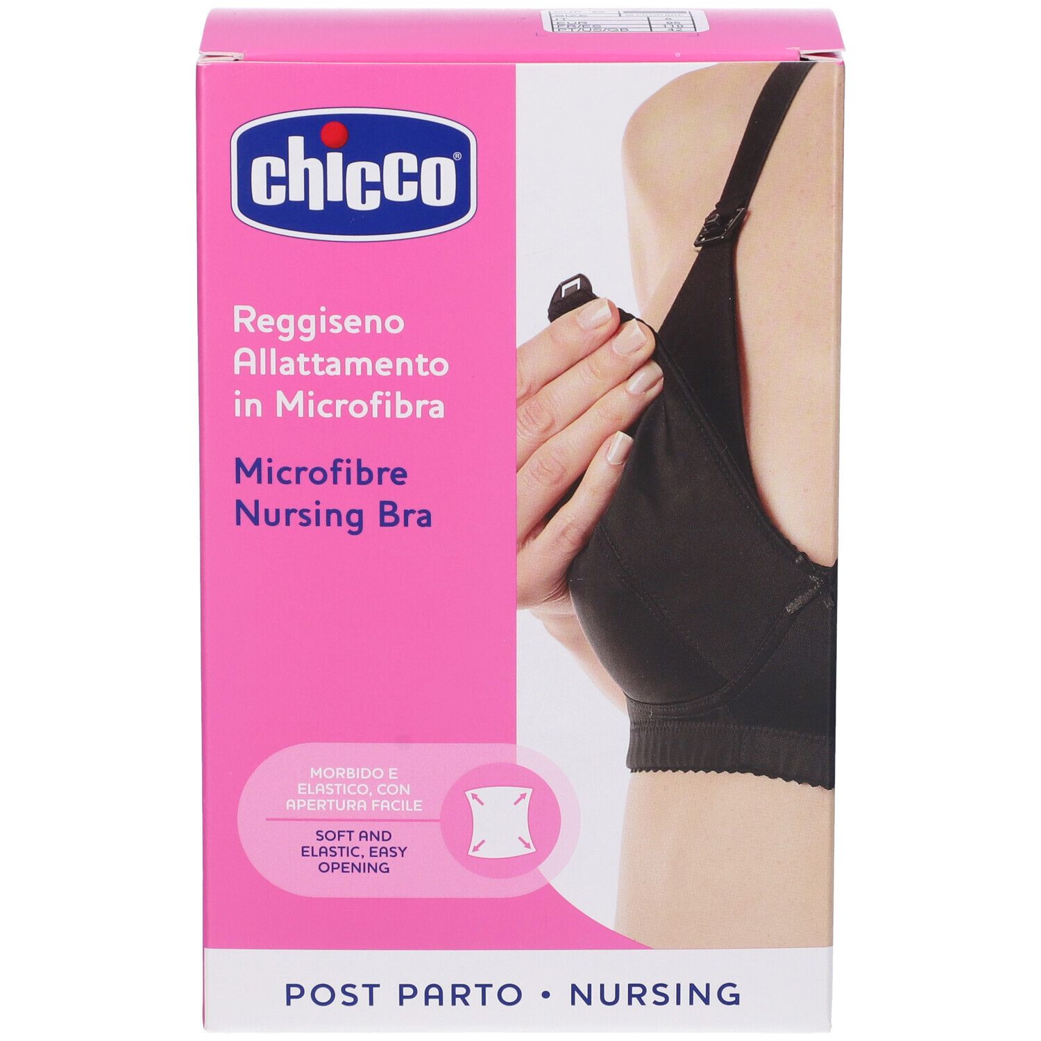Chicco Reggiseno Allattamento in Microfibra Colore Nero Taglia 6C