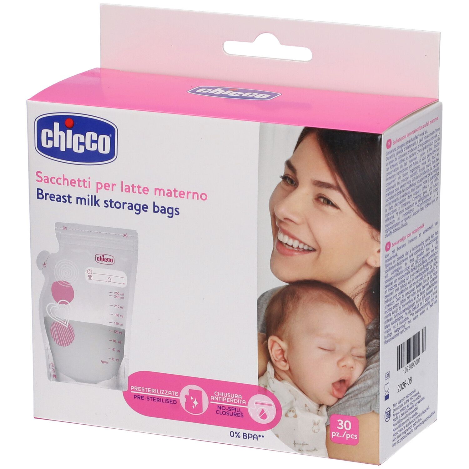 Chicco Sacca Latte 30 Pezzi