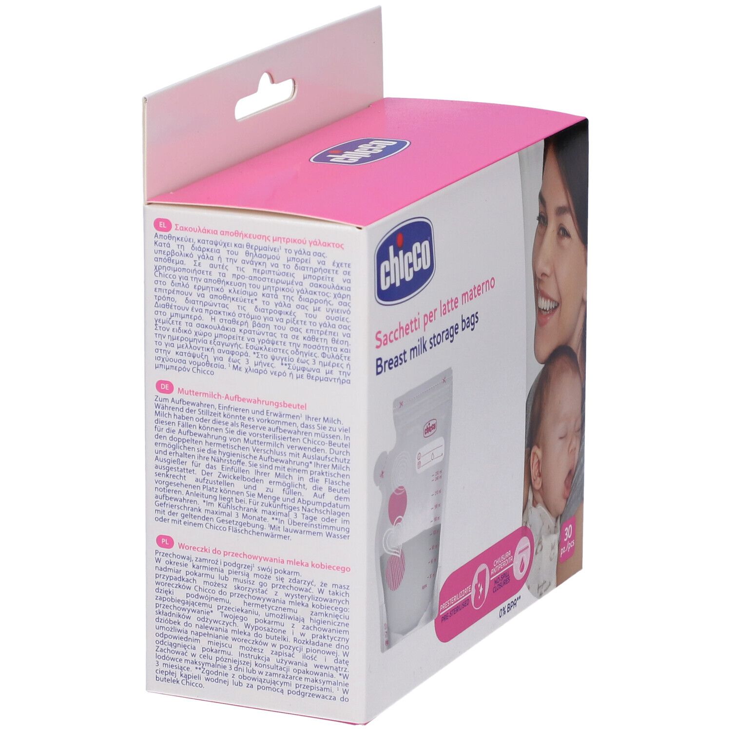 Chicco Sacca Latte 30 Pezzi