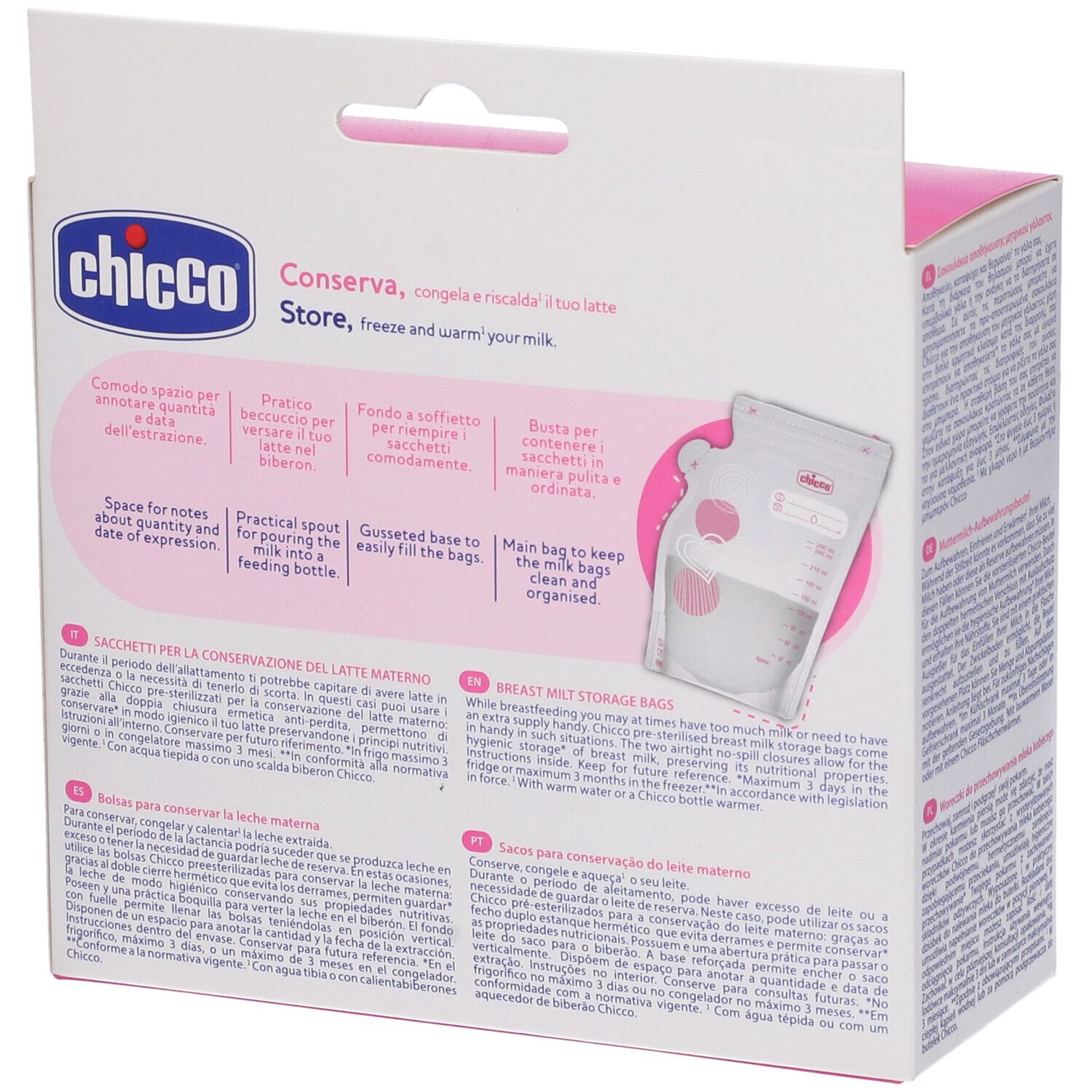 Chicco Sacca Latte 30 Pezzi