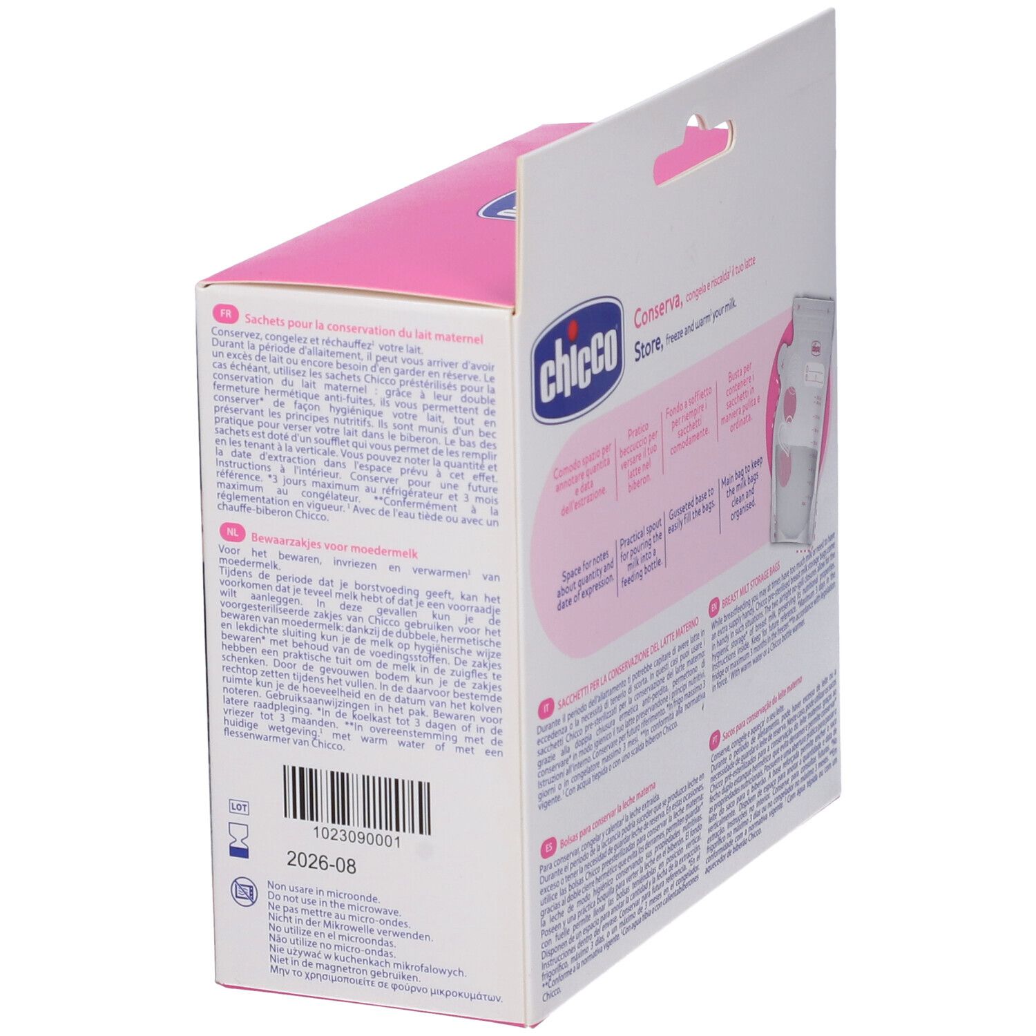 Chicco Sacca Latte 30 Pezzi