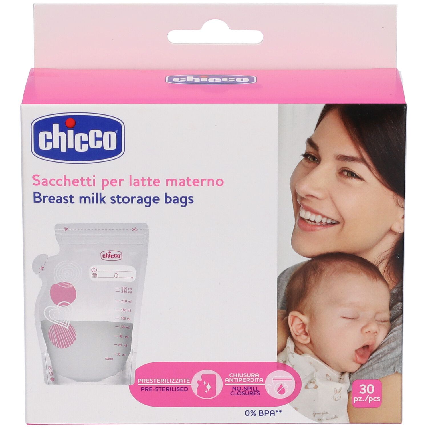Chicco Sacca Latte 30 Pezzi