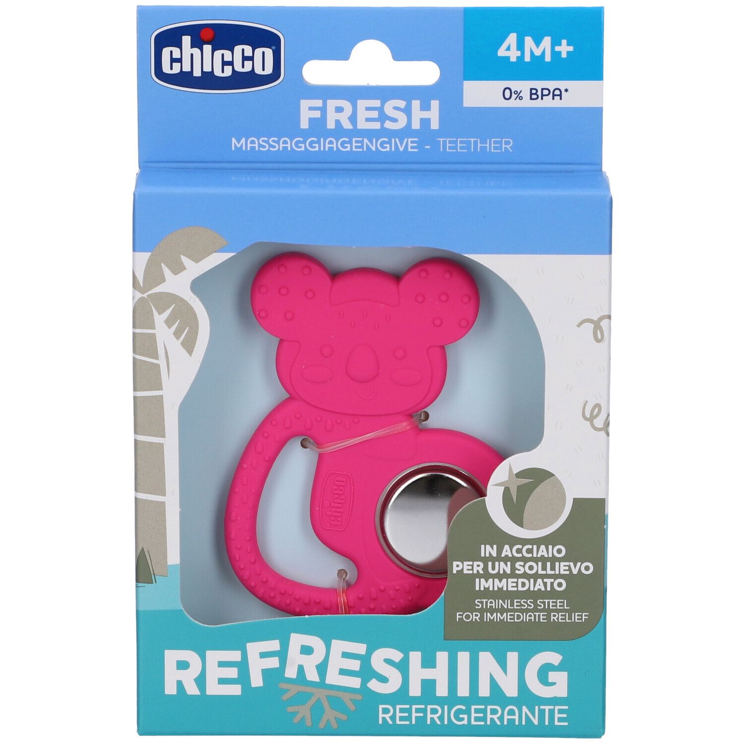 Chicco Massaggia Inox Girl 4M+