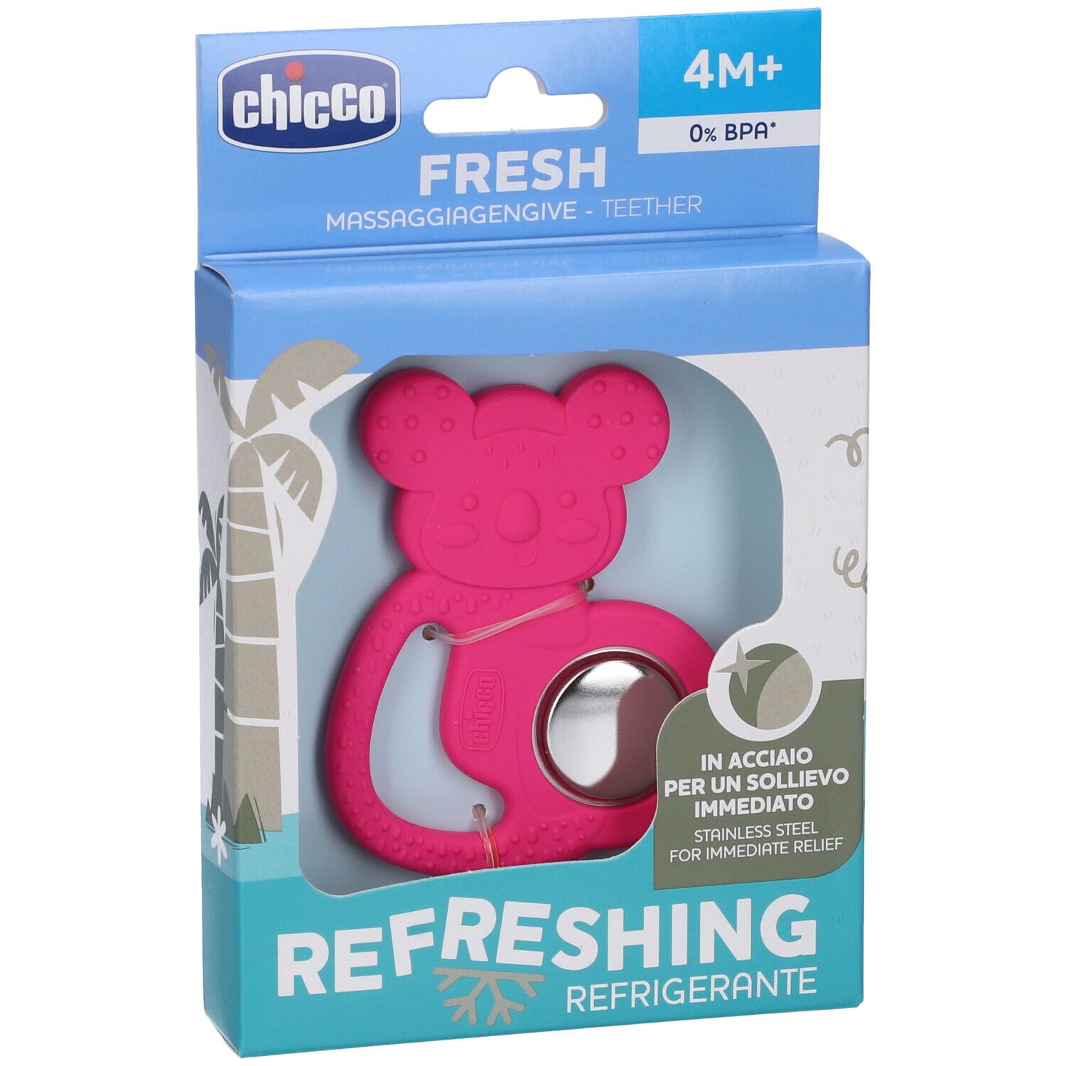 Chicco Massaggia Inox Girl 4M+