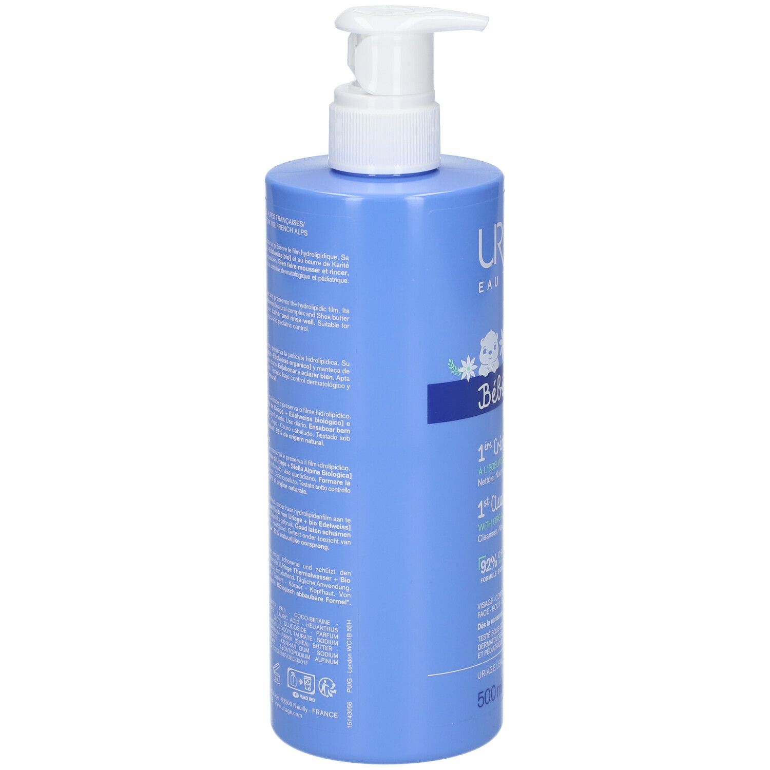 URIAGE BABY - 1a Crema Lavante 500ml