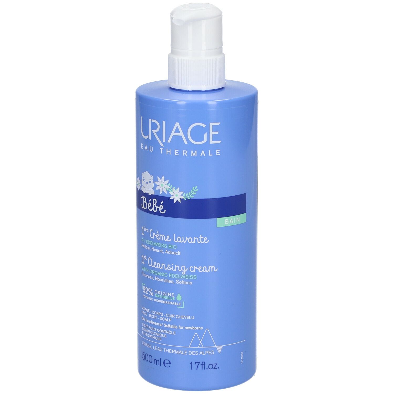 URIAGE BABY - 1a Crema Lavante 500ml