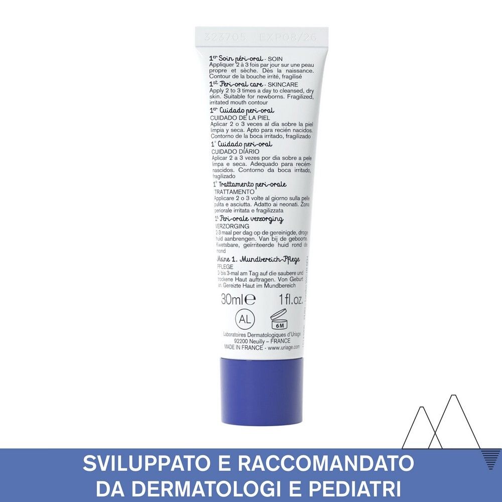Retro del tubo. Testo multilingue. Informazioni sull'uso e sugli ingredienti. Formato: 30ml.