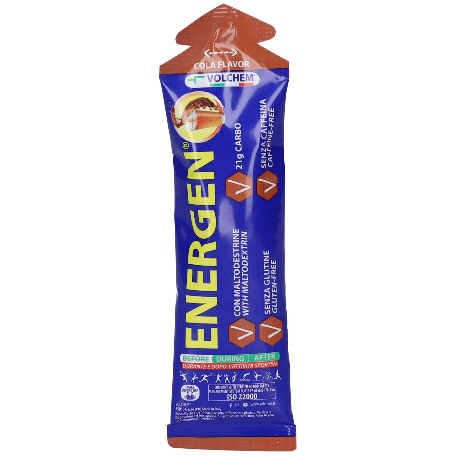 VOLCHEM Energen Gel Gusto Bitter Cola