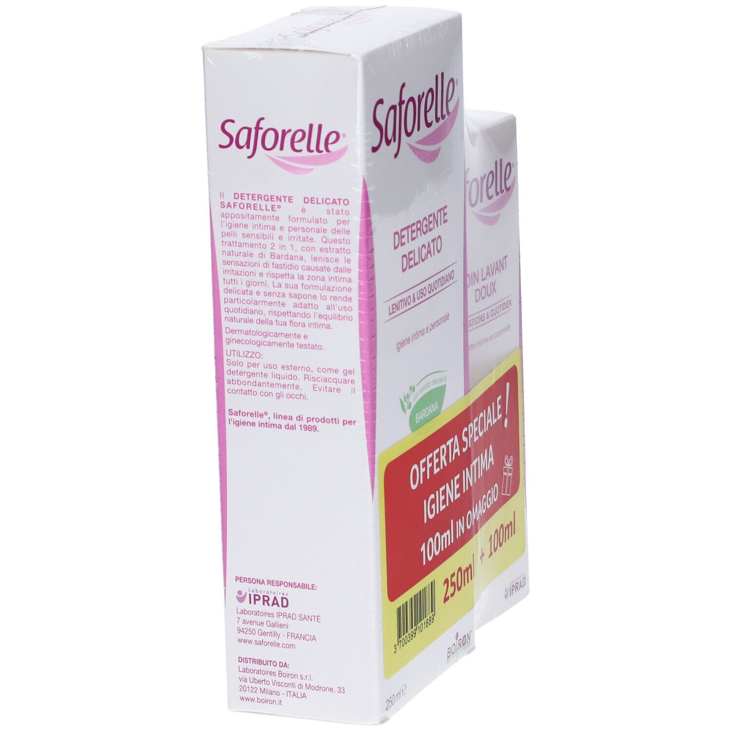 Saforelle Detergente Delicato 250 Ml + 100 Ml