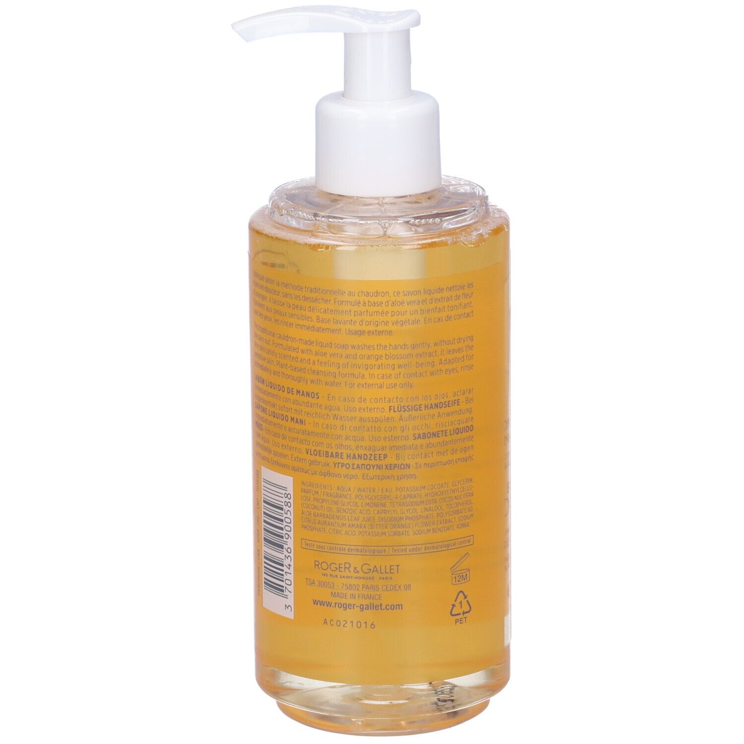 Roger&Gallet Bois D'orange Sapone Liquido