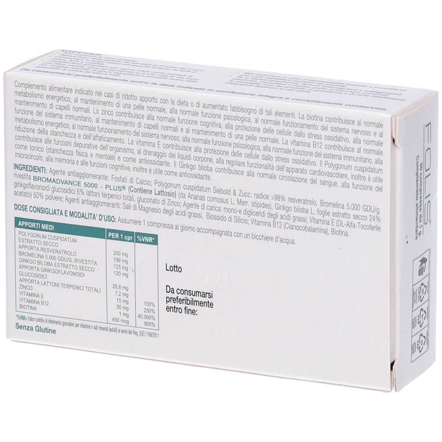 Folis 30 Compresse