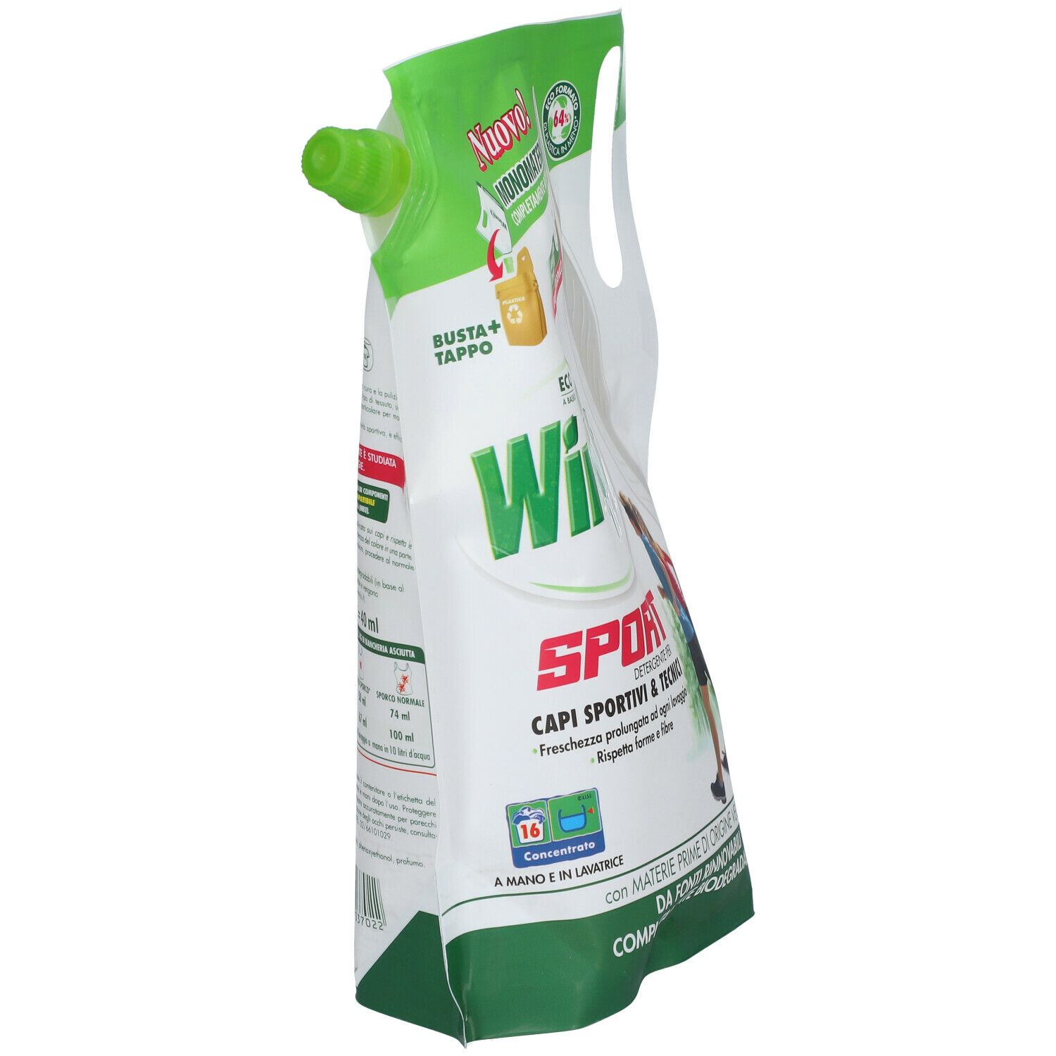 Winni's Detersivo per Capi Sportivi e Tecnici Ecoformato