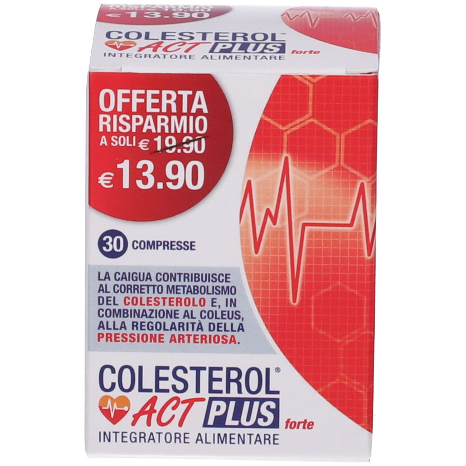 Colesterol Act Plus Forte 30 Compresse