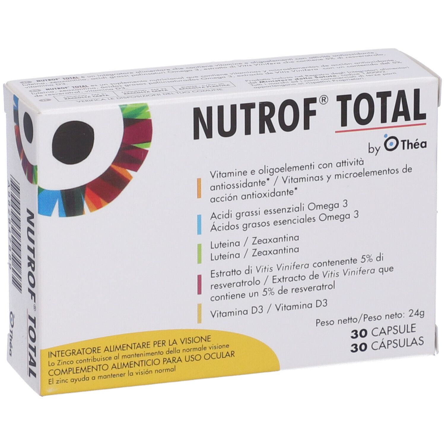 NUTROF TOTAL 30CPS