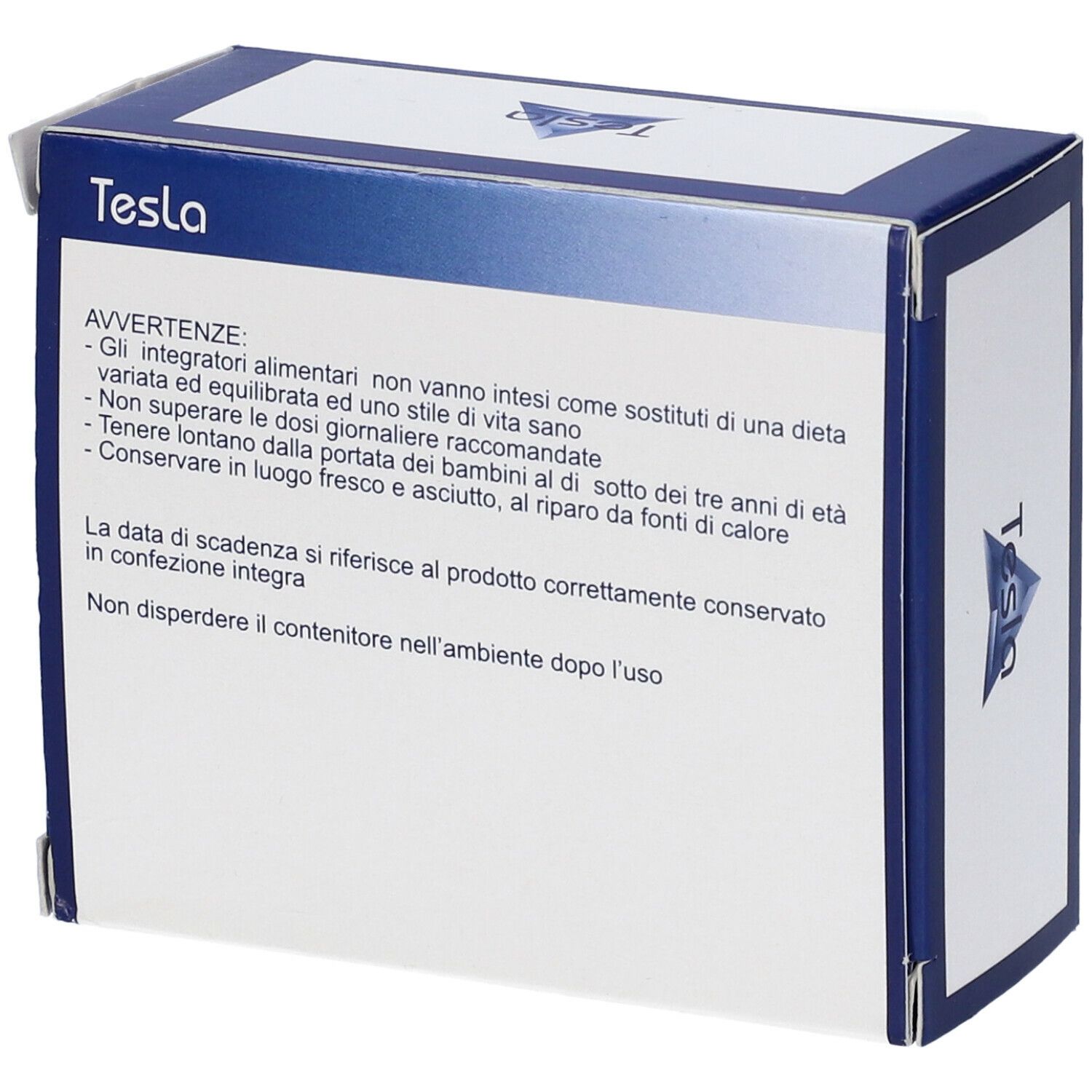 Retro della confezione AleTransit 30Bust. Confezione blu e bianca con testo. Contiene avvertenze e data di scadenza.